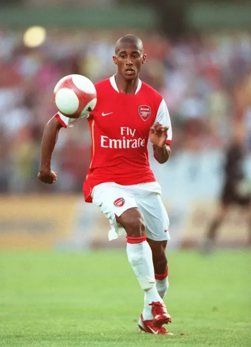 Framed Print : Armand Traore in Action: Arsenal's Victory Over SV Mattersburg (2006)