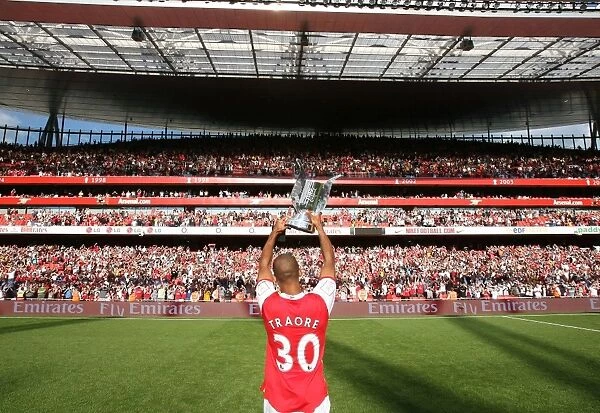 Armand Traore (Arsenal) with the Emirates Trophy