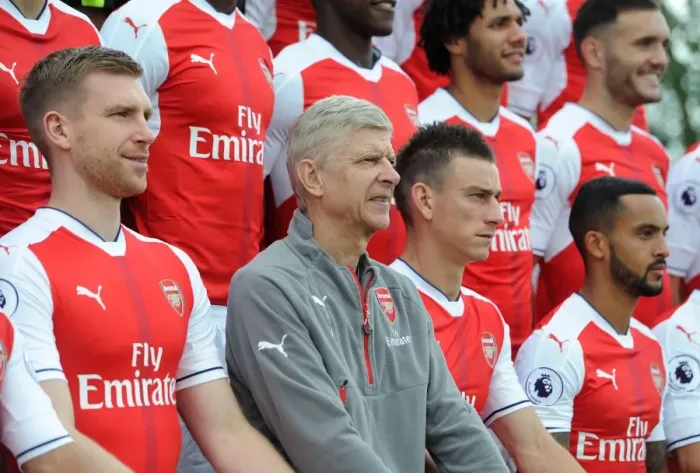 Framed Print : Arsenal 1st Team Squad 2016-17: Arsene Wenger at Photocall Framed Print : Arsenal 1st Team Squad 2016-17: Arsene Wenger at Photocall