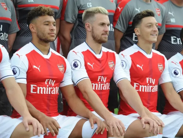 Framed Print : Arsenal 1st Team Squad: 2016-17 Season - Alex Oxlade-Chamberlain's Photoshoot Framed Print : Arsenal 1st Team Squad: 2016-17 Season - Alex Oxlade-Chamberlain's Photoshoot