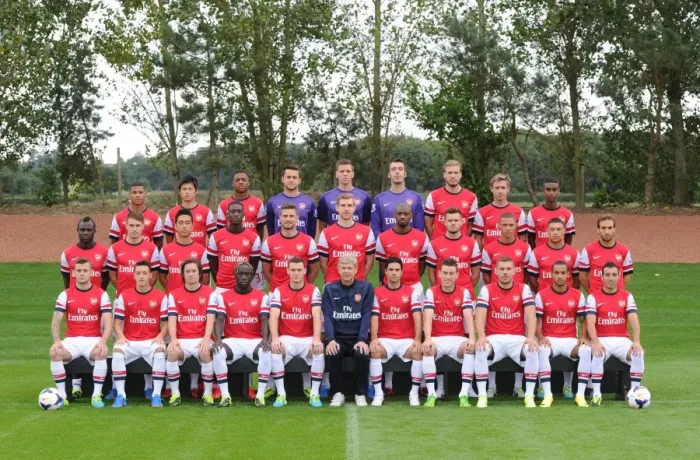 Framed Print : Arsenal 2013-14 First Team Squad Photo Framed Print : Arsenal 2013-14 First Team Squad Photo