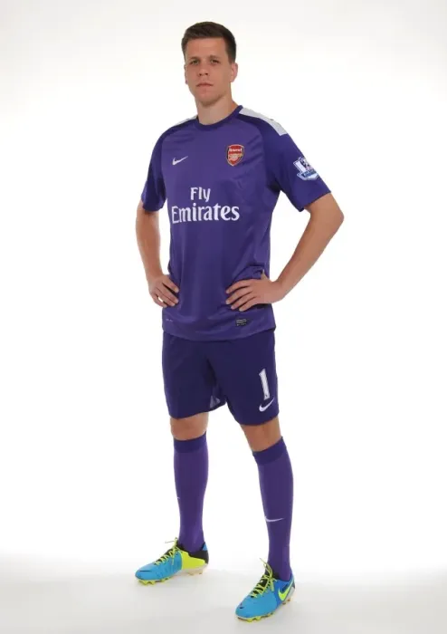 Framed Print : Arsenal 2013-14 Squad: Wojciech Szczesny at the Team Photocall Framed Print : Arsenal 2013-14 Squad: Wojciech Szczesny at the Team Photocall
