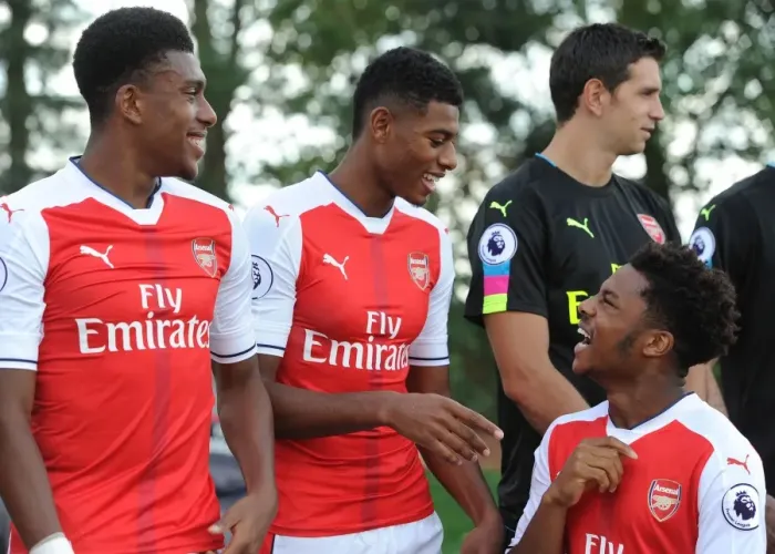 Framed Print : Arsenal 2016-17 First Team: Iwobi, Reine-Adelaide, Akpom Framed Print : Arsenal 2016-17 First Team: Iwobi, Reine-Adelaide, Akpom
