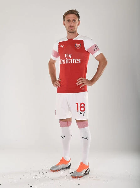 Arsenal 2018 / 19 First Team: Nacho Monreal at Photo Call