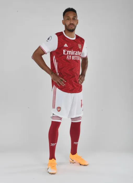 Framed Print : Arsenal 2020-21: Aubameyang at First Team Photocall