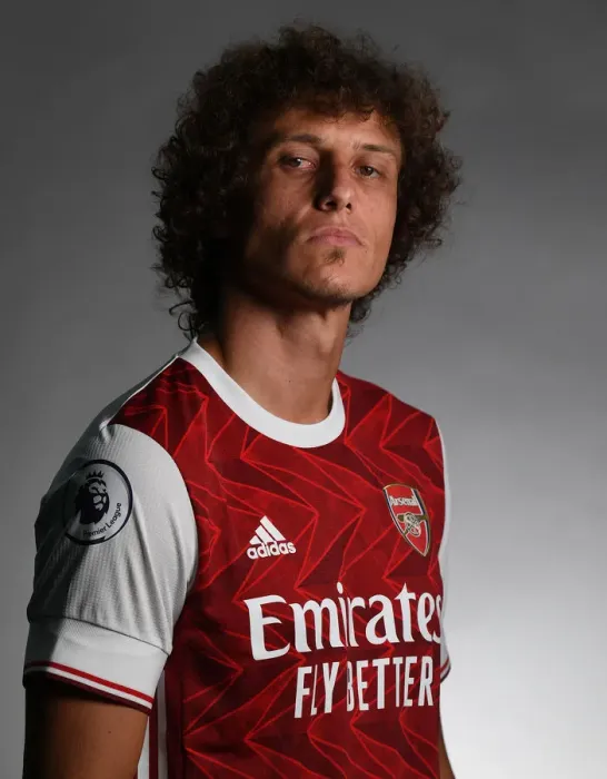 Framed Print : Arsenal 2020-21: David Luiz at First Team Photocall