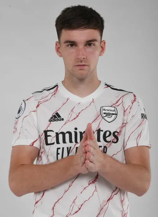 Framed Print : Arsenal 2020-21 First Team: Kieran Tierney at Training Session