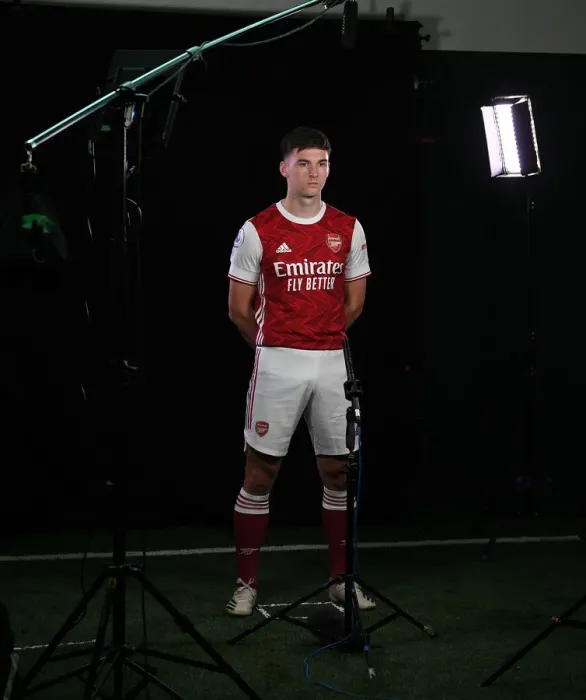 Framed Print : Arsenal 2020-21 First Team: Kieran Tierney's Focus - Arsenal Media Photocall Framed Print : Arsenal 2020-21 First Team: Kieran Tierney's Focus - Arsenal Media Photocall