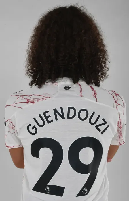 Framed Print : Arsenal 2020-21 First Team: Matteo Guendouzi at London Colney Training Ground