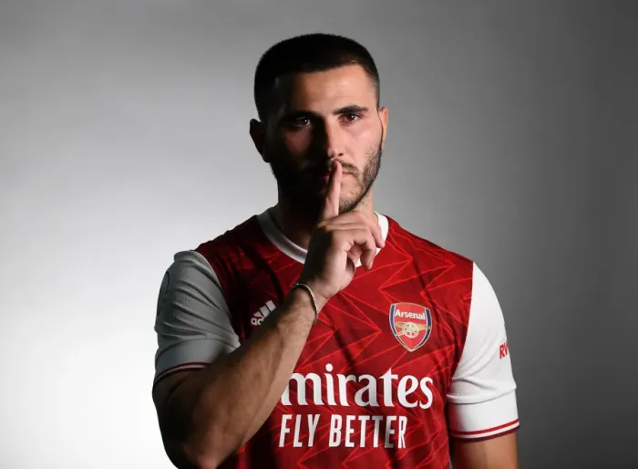 Framed Print : Arsenal 2020-21: Sead Kolasinac at First Team Photocall Framed Print : Arsenal 2020-21: Sead Kolasinac at First Team Photocall