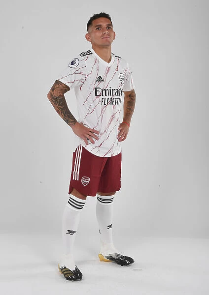 Arsenal 2020-21 Team: Lucas Torreira at First Team Photocall
