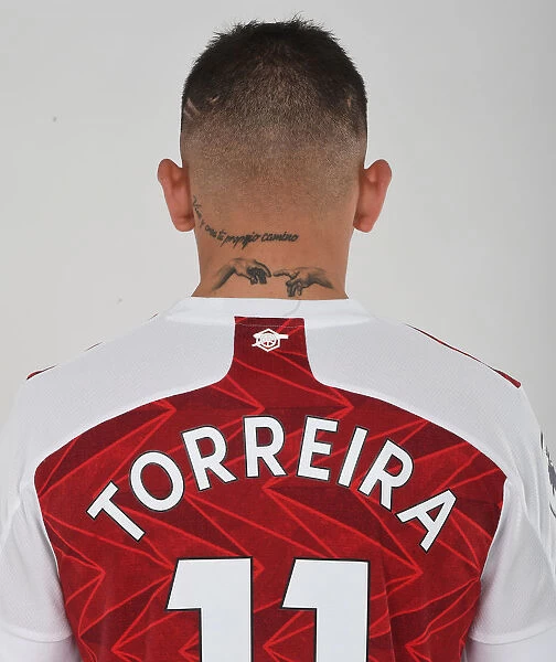 Arsenal 2020-21 Team Photocall: Lucas Torreira