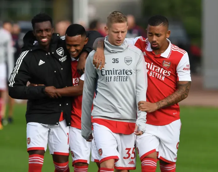 Framed Print : Arsenal 2022-23 First Team: Zinchenko and Jesus Unveiled