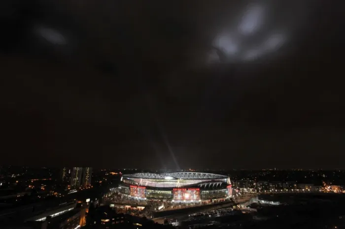Framed Print : Arsenal 2:1 Barcelona - Champions League Victory at Emirates Stadium Framed Print : Arsenal 2:1 Barcelona - Champions League Victory at Emirates Stadium