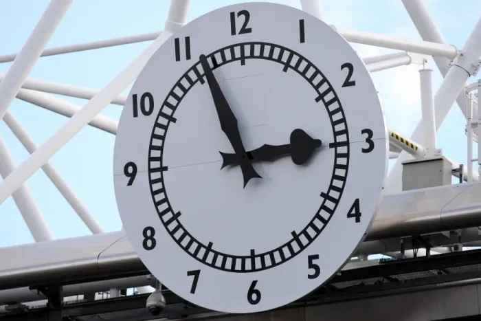 Framed Print : Arsenal 2:3 West Bromwich Albion: The Clock Strikes Against Gunners at Emirates Stadium