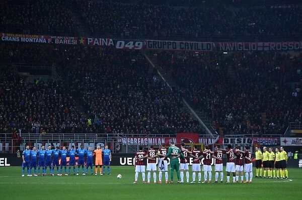 Arsenal and AC Milan Honor Minutes Silence Before Europa League Clash
