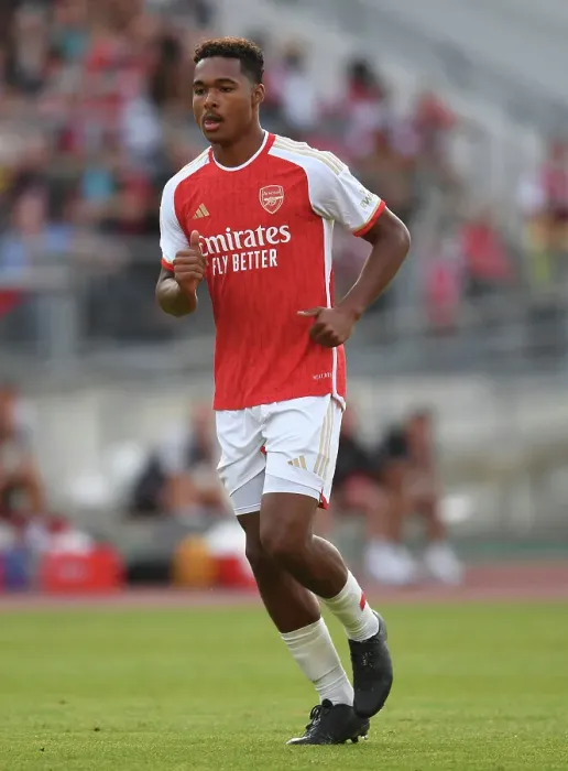 Framed Print : Arsenal in Action: Nuremberg Pre-Season Clash, July 2023 Framed Print : Arsenal in Action: Nuremberg Pre-Season Clash, July 2023