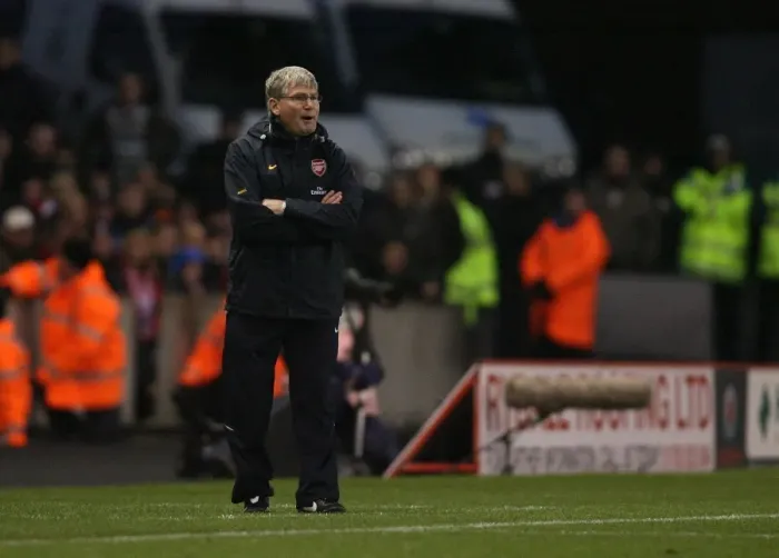 Framed Print : Arsenal assistant manager Pat Rice
