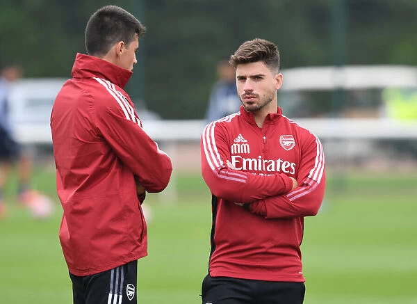 Arsenal Assistants Molina and Cuesta Pre-Season Preparation: Arsenal v Millwall (2021-22)