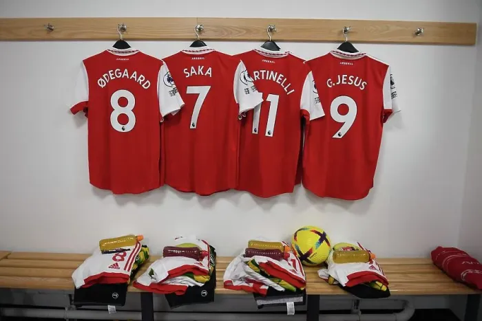 Framed Print : Arsenal Away Gear Ready: Wolverhampton Wanderers vs Arsenal FC, Premier League 2022-23
