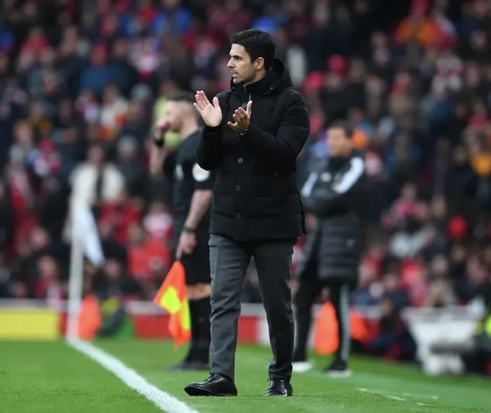 Framed Print : Arsenal Boss Mikel Arteta Goes Head-to-Head with Leeds United in Premier League Clash Framed Print : Arsenal Boss Mikel Arteta Goes Head-to-Head with Leeds United in Premier League Clash
