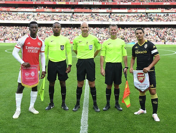 Arsenal Captains Pre-Season Clash: Arsenal FC vs AS Monaco at Emirates Stadium (2023-24)