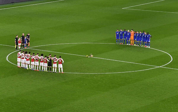 Arsenal and Cardiff Pay Tribute: Emiliano Sala Tribute Match, Arsenal FC vs. Cardiff City, Premier League, London, 2019