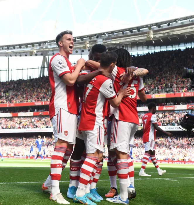 Framed Print : Arsenal Celebrate Eddie Nketiah's Goal Against Leeds United: Rob Holding Joins in the Excitement (Premier League 2021-22) Framed Print : Arsenal Celebrate Eddie Nketiah's Goal Against Leeds United: Rob Holding Joins in the Excitement (Premier League 2021-22)