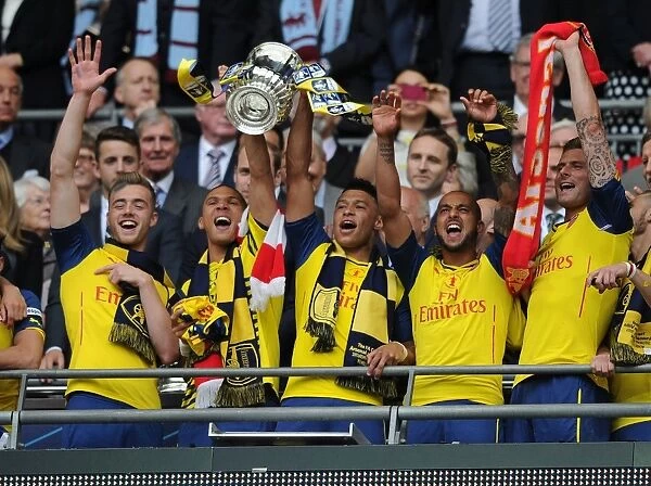 Arsenal Celebrate FA Cup Victory: Aston Villa vs Arsenal, 2015