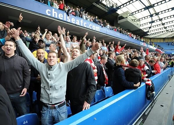 Arsenal Celebrate Premier League Victory Over Chelsea (2011-12)