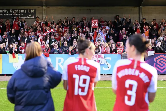 Framed Print : Arsenal Celebrate Victory at Brighton & Hove Albion in Barclays Women's Super League Framed Print : Arsenal Celebrate Victory at Brighton & Hove Albion in Barclays Women's Super League