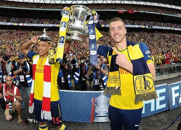 Arsenal Celebrates FA Cup Victory: Arsenal vs. Aston Villa (2015)