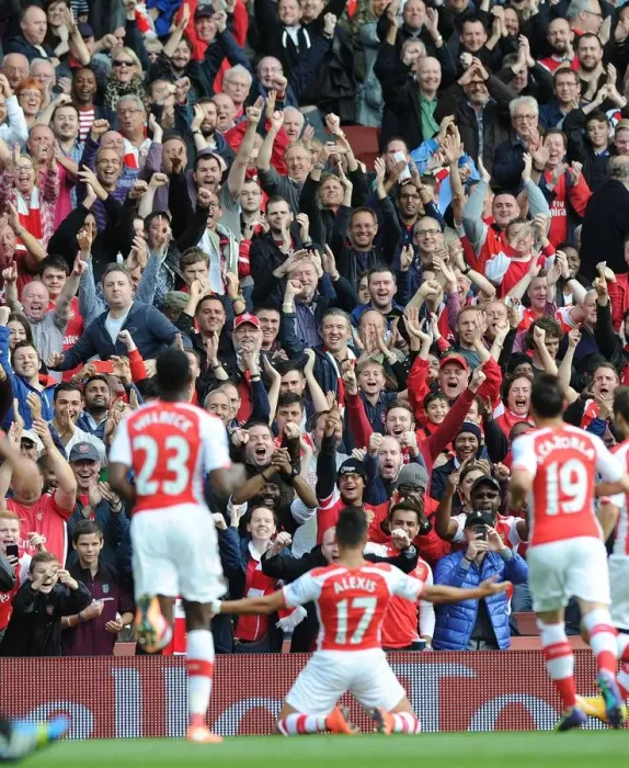 Framed Print : Arsenal Celebrates First Goal Against Hull City in 2014-15 Premier League Framed Print : Arsenal Celebrates First Goal Against Hull City in 2014-15 Premier League