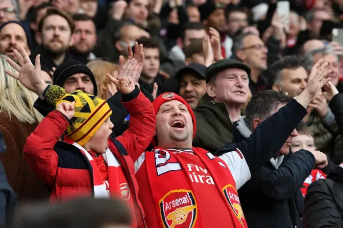 Framed Print : Arsenal Celebrates First Goal Against Leicester City in 2021-22 Premier League