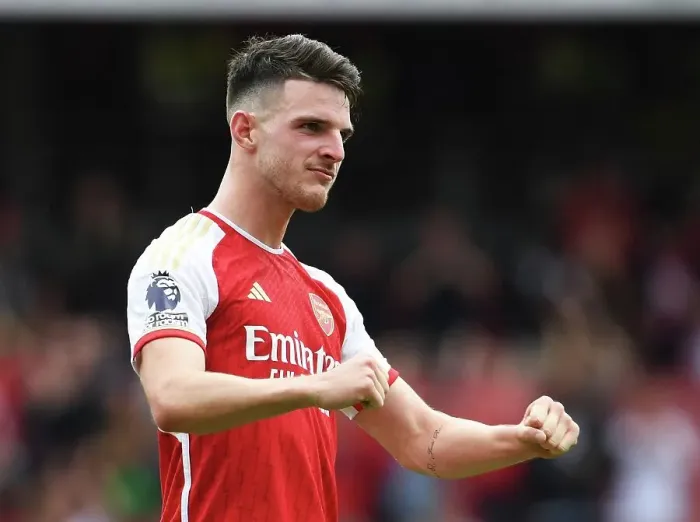 Framed Print : Arsenal Celebrates Premier League Victory over Nottingham Forest: Declan Rice's Goal Seals the Deal (2023-24) Framed Print : Arsenal Celebrates Premier League Victory over Nottingham Forest: Declan Rice's Goal Seals the Deal (2023-24)