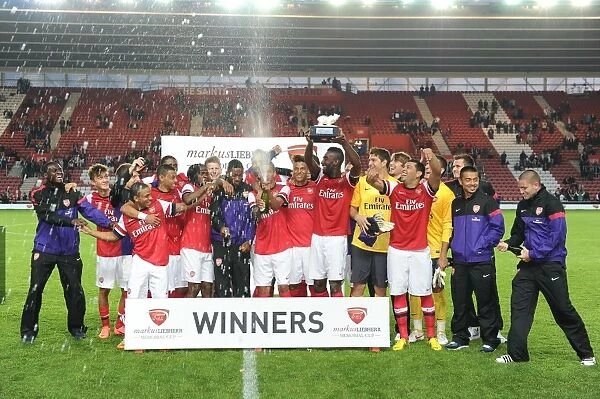 Arsenal Celebrates Victory in Markus Liebherr Memorial Cup against Southampton