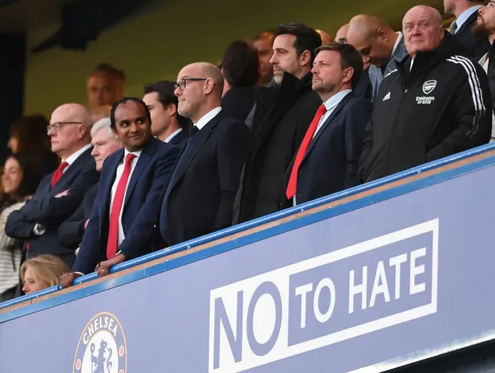 Framed Print : Arsenal CEO Vinai Venkatesham at Chelsea vs Arsenal, Premier League 2021-22