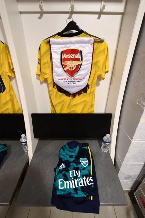Framed Print : Arsenal in the Changing Room Before Angers Pre-Season Friendly Framed Print : Arsenal in the Changing Room Before Angers Pre-Season Friendly