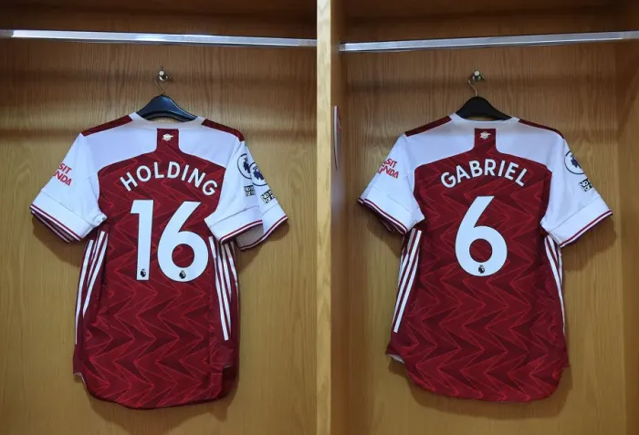 Framed Print : Arsenal Changing Room: Empty Arrows Prepare for Aston Villa Clash Amidst Pandemic