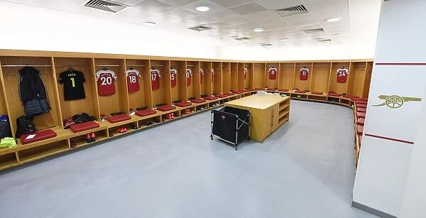 Arsenal Changing Room Before Arsenal FC vs Chelsea FC - Premier League, Emirates Stadium