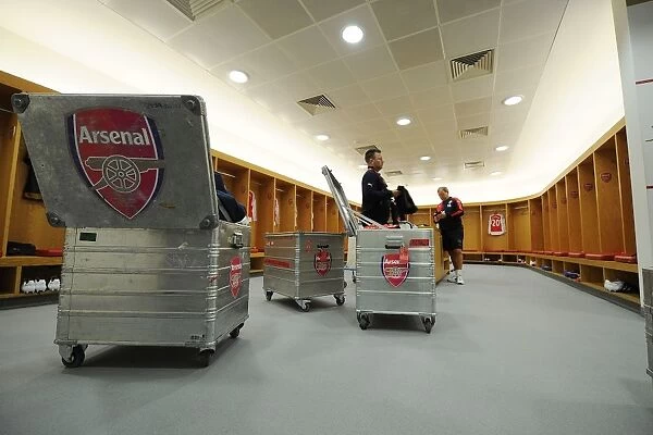Arsenal Changing Room Before Arsenal vs. Sunderland, Premier League 2015-16