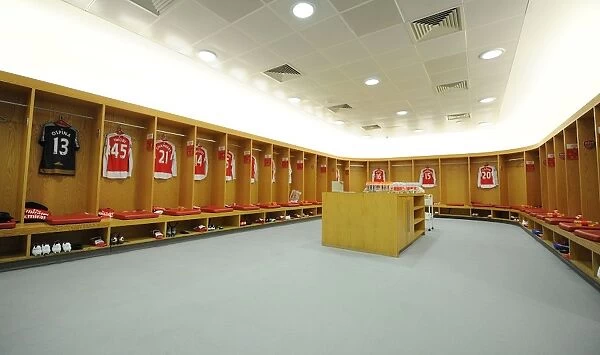 Arsenal Changing Room - Arsenal vs. Sunderland, Premier League 2015-16