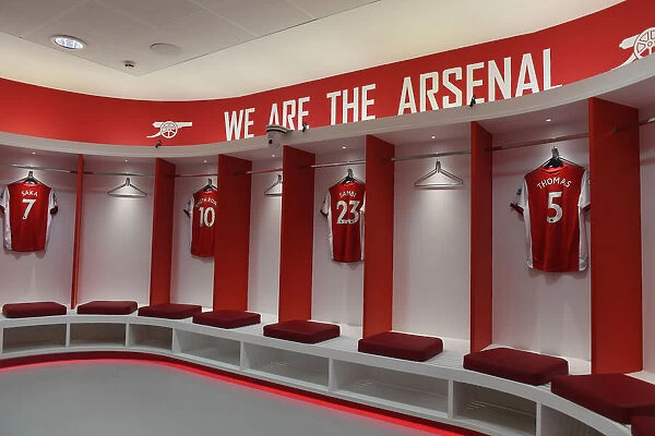 Arsenal Changing Room Before Arsenal vs Aston Villa: 2021-22 Premier League