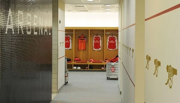 Arsenal Changing Room Before Arsenal vs Bournemouth, Premier League 2015-16