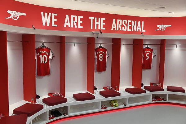 Arsenal Changing Room Before Arsenal vs Crystal Palace - Premier League 2021-22