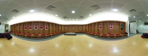 Arsenal Changing Room - Arsenal vs Leicester City, Premier League 2015-16