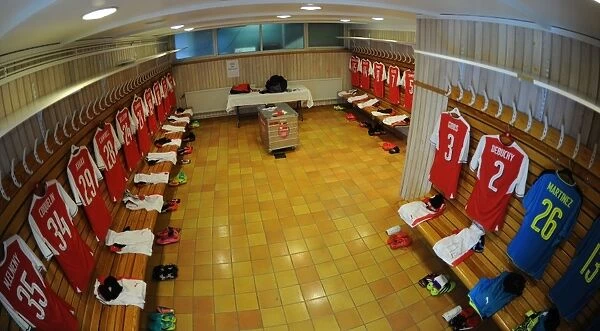 Arsenal Changing Room Before Arsenal vs Manchester City (2016) - Pre-Season Friendly, Gothenburg