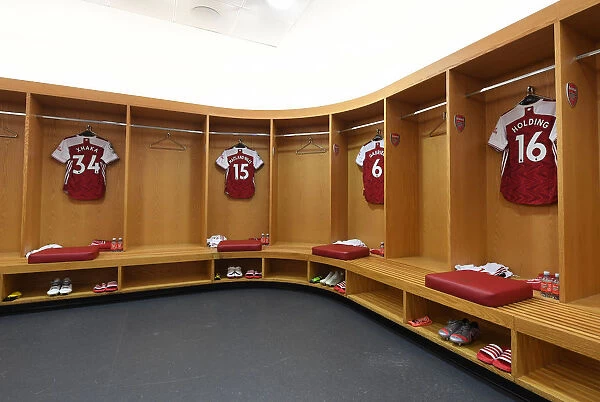 Arsenal Changing Room Before Arsenal vs West Ham United - Premier League 2020-21