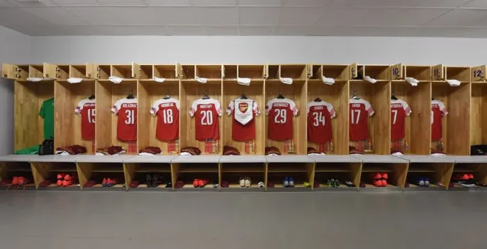 Framed Print : Arsenal in the Changing Room Before BATE Borisov UEFA Europa League Clash Framed Print : Arsenal in the Changing Room Before BATE Borisov UEFA Europa League Clash