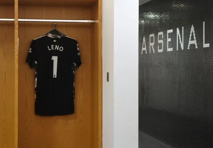 Framed Print : Arsenal Changing Room: Bernd Leno's Shirt Before Arsenal vs West Ham United (2020-21) Framed Print : Arsenal Changing Room: Bernd Leno's Shirt Before Arsenal vs West Ham United (2020-21)